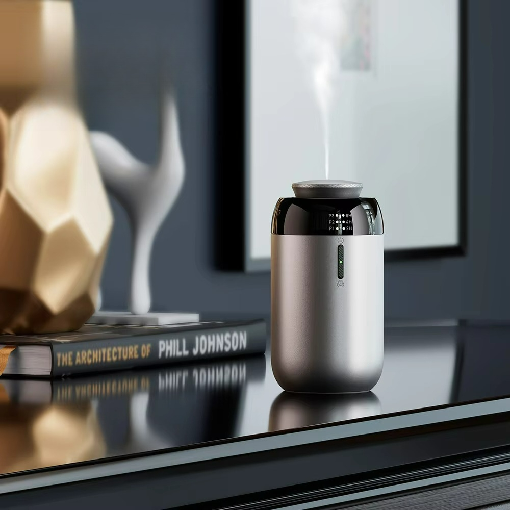 Home Fragrance Types - Professionelle Auto-Aroma-Diffusoren Geschenk Smart-Öldiffusor mit Typ-C-Ladegerät