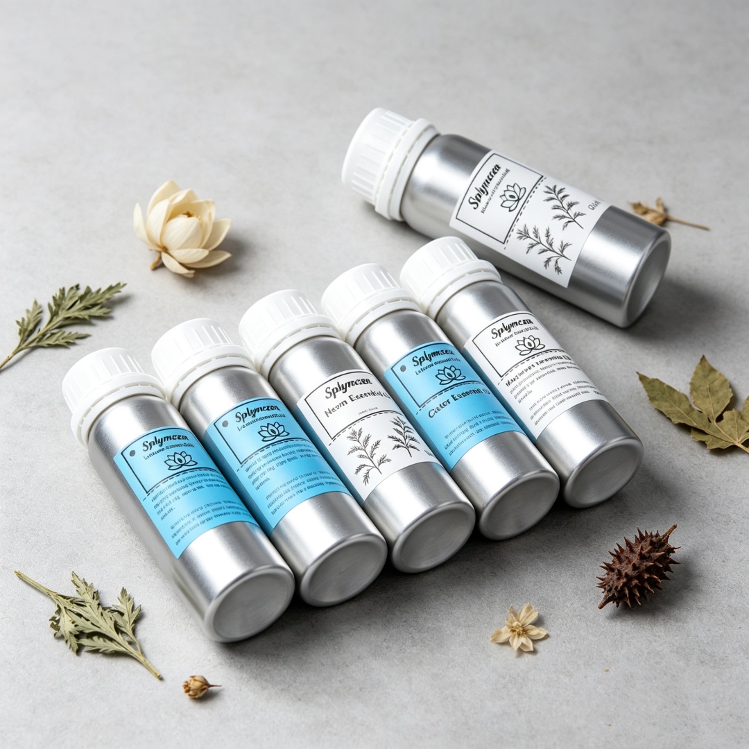 Home Fragrance Types - 5 Sorten Natürliche Aromatherapie-Öle: Wermut, Rizinus,