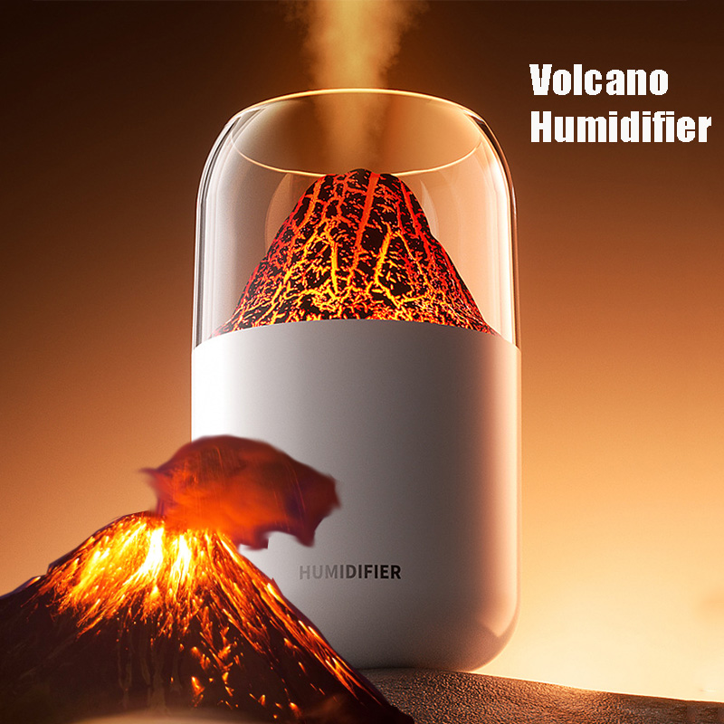 Home Fragrance Types - Mini Vulkan Flamme Luftbefeuchter Ätherisches Öl