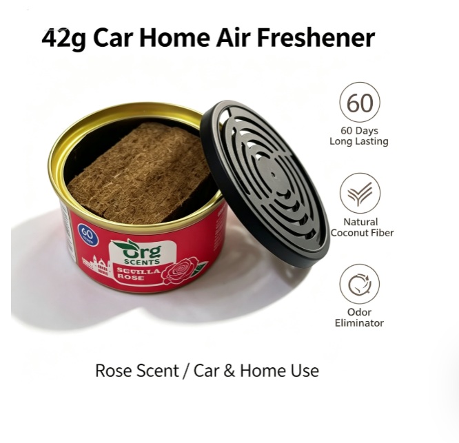 Home Fragrance Gel - 42g Auto-Lufterfrischer, fester Duftspender, 60 Tage