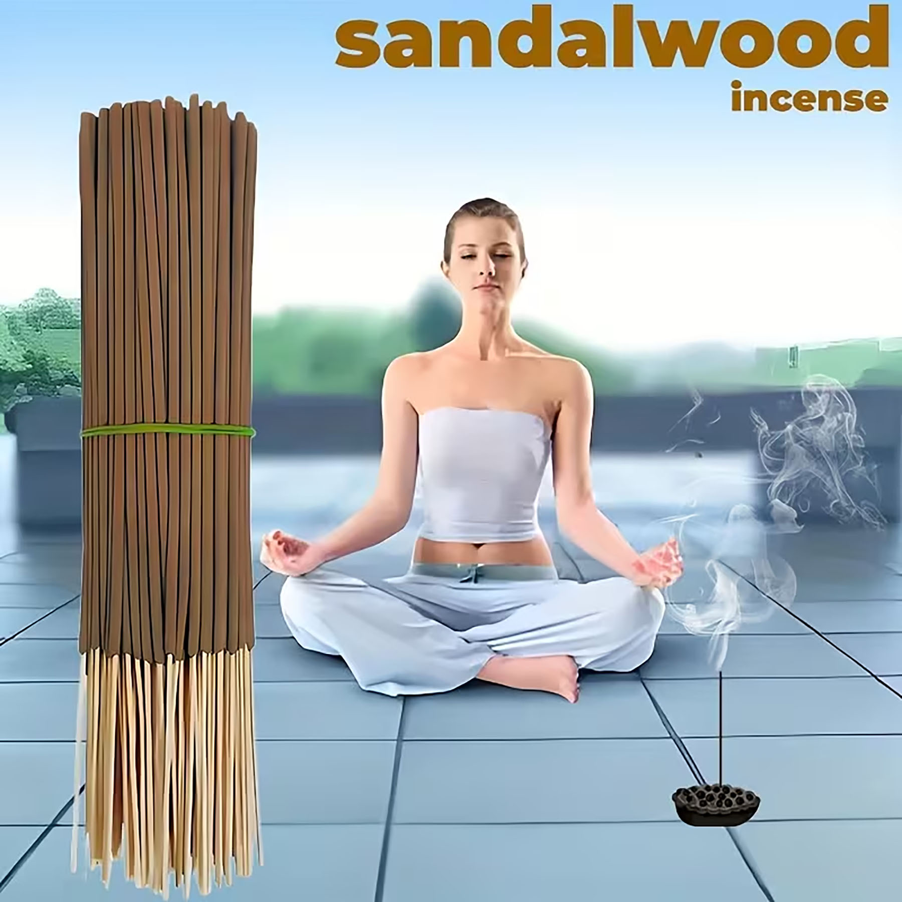 Home Fragrance Tranquillity - 23/45/148/348 Stück Sandelholzstäbchen Palo Santo Langanhaltender