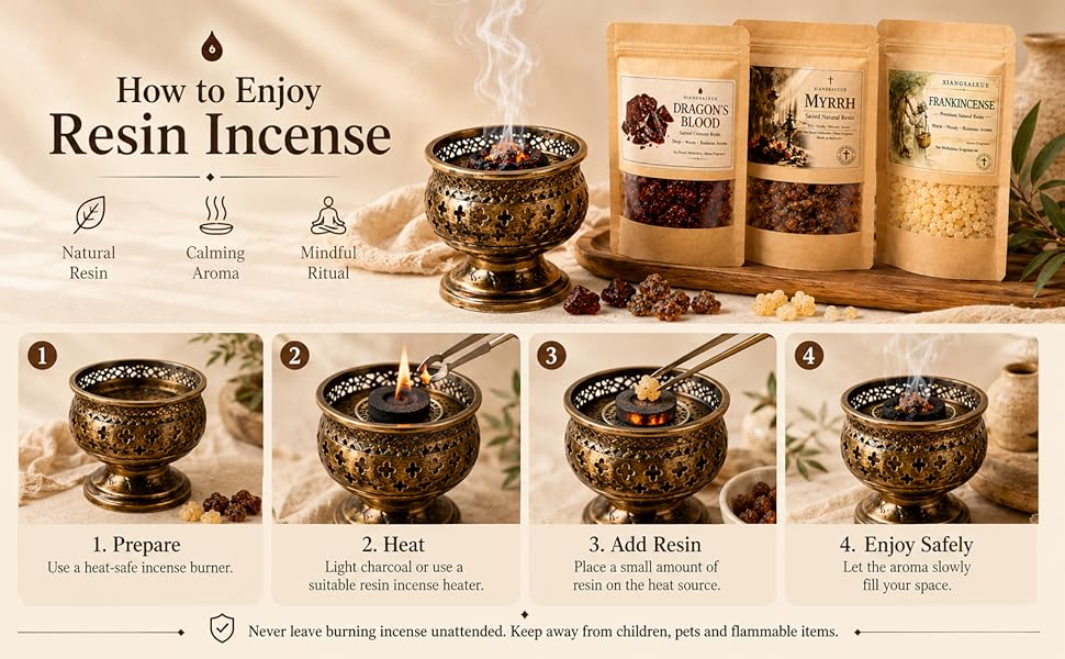 Natürliches Harz-Räucherwerk i – Home Fragrance Types Bewertung und Preis
